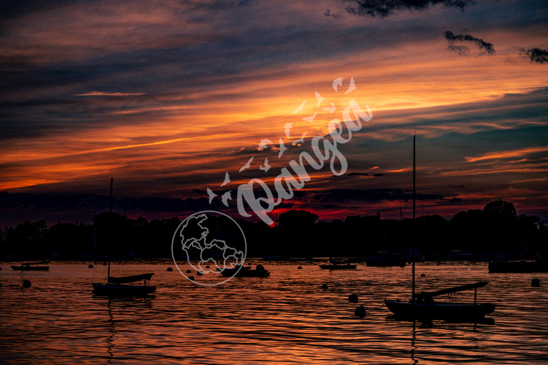 Stock Photo: Cape Cod Painted Sunset
