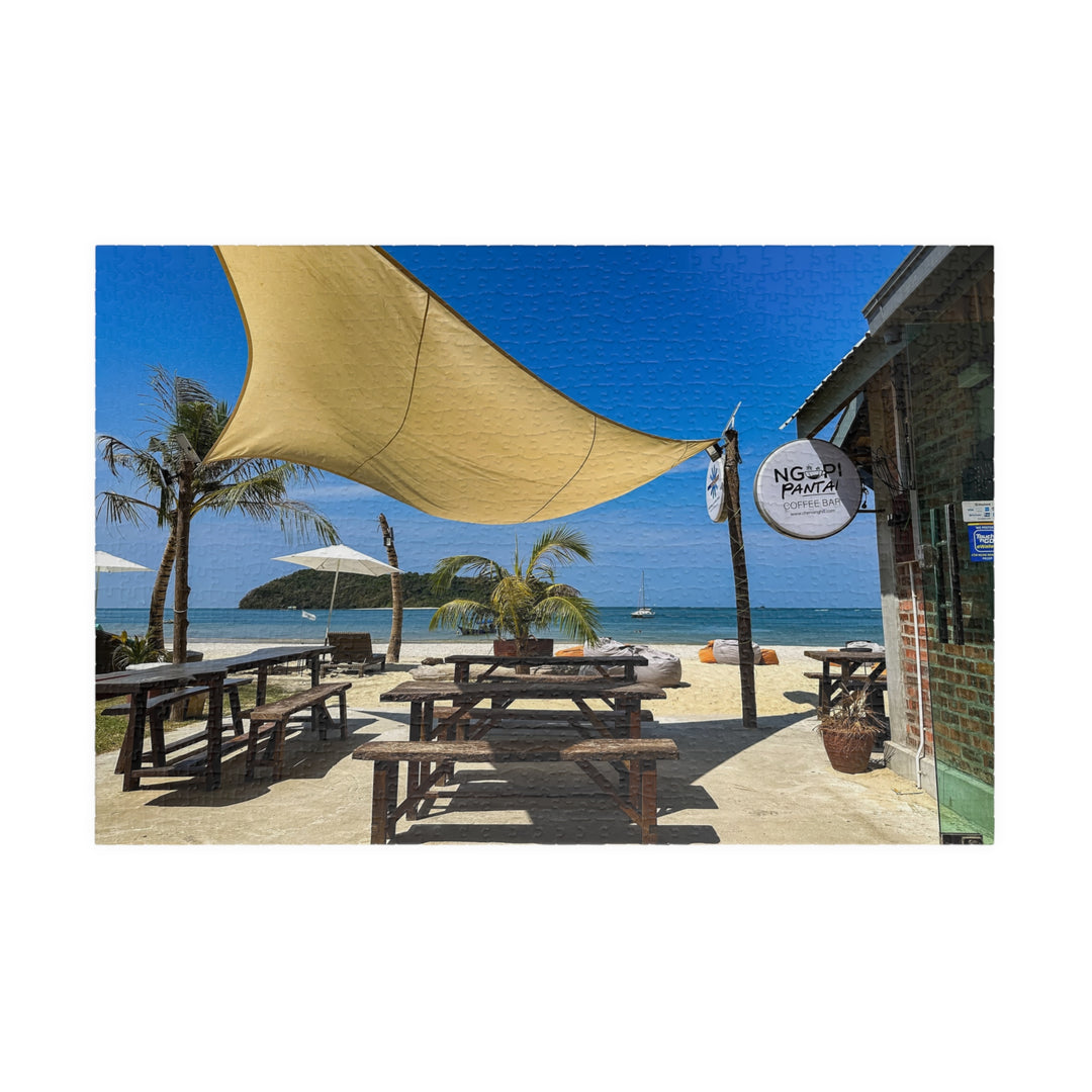 Jigsaw Puzzle: Beachside Coffee Bar