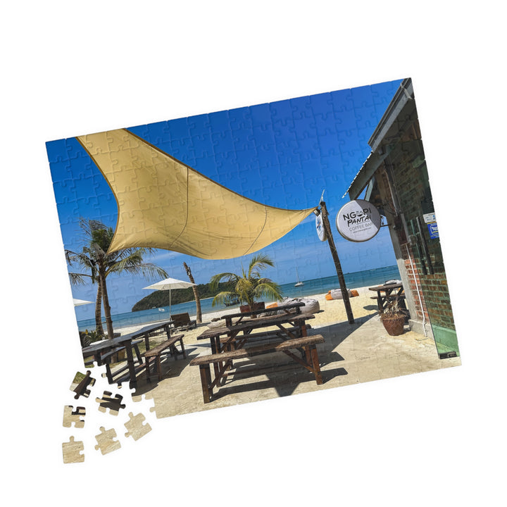 Jigsaw Puzzle: Beachside Coffee Bar