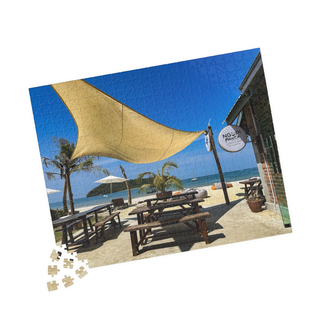 Jigsaw Puzzle: Beachside Coffee Bar