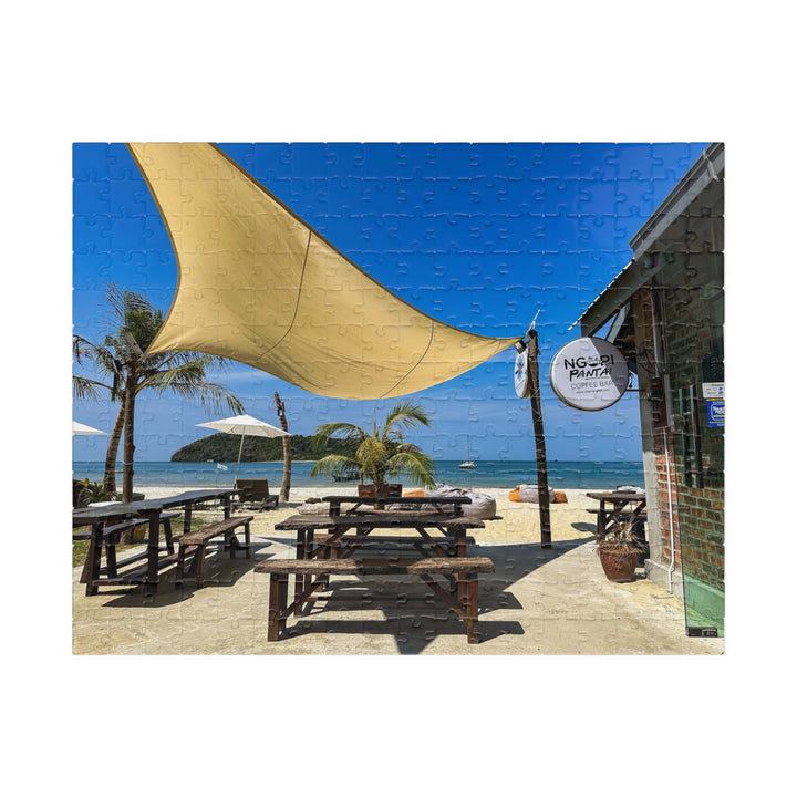 Jigsaw Puzzle: Beachside Coffee Bar