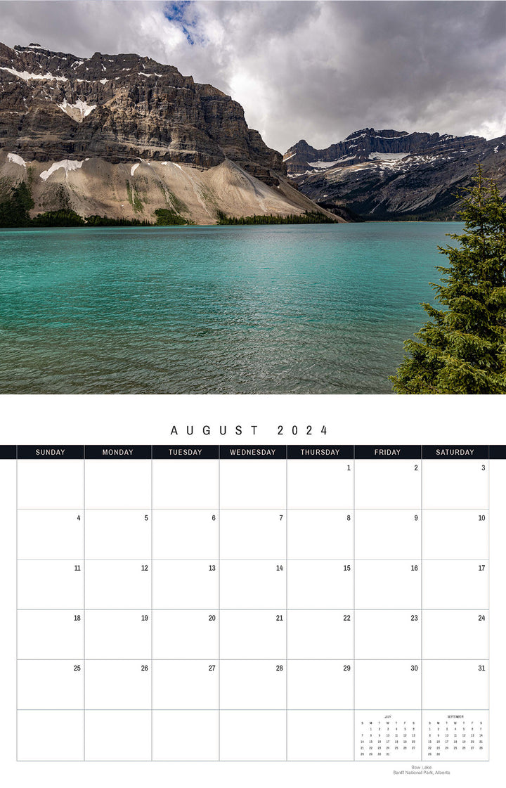 Alpine Lakes 2024 Calendar