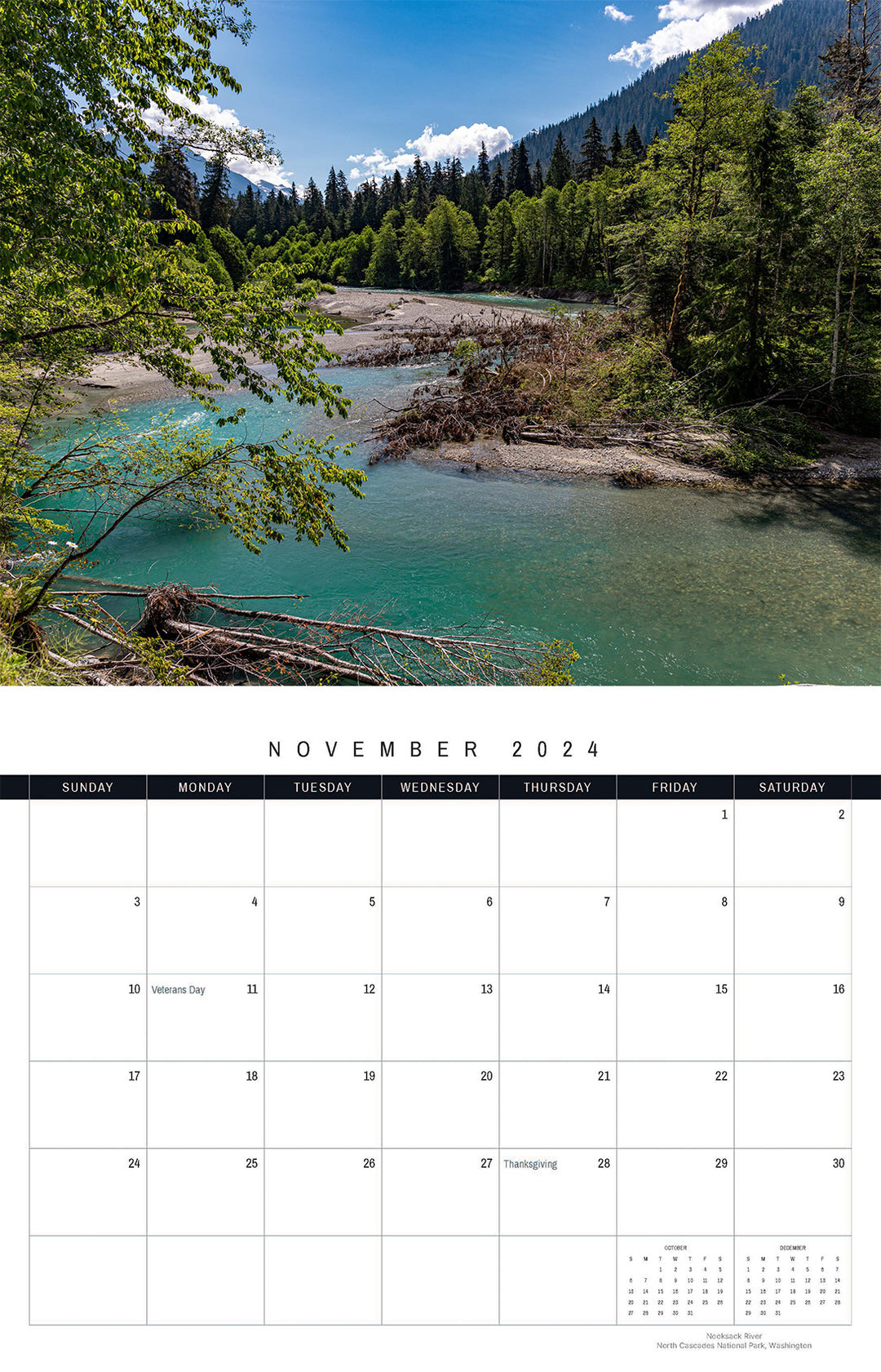 Alpine Lakes 2024 Calendar