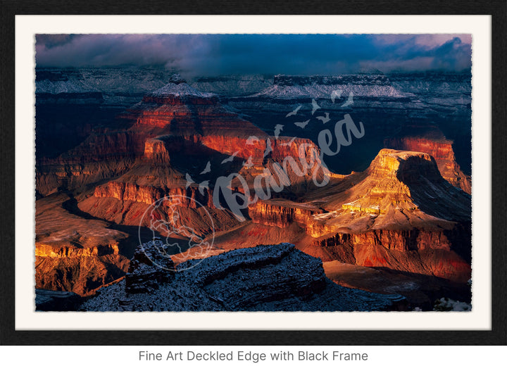 Grand Canyon Wall Art: The Grandest Snowfall II