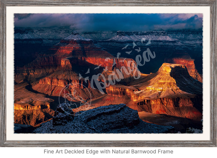 Grand Canyon Wall Art: The Grandest Snowfall II