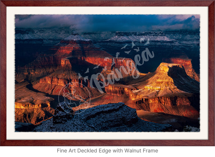 Grand Canyon Wall Art: The Grandest Snowfall II