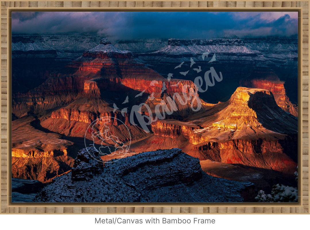 Grand Canyon Wall Art: The Grandest Snowfall II