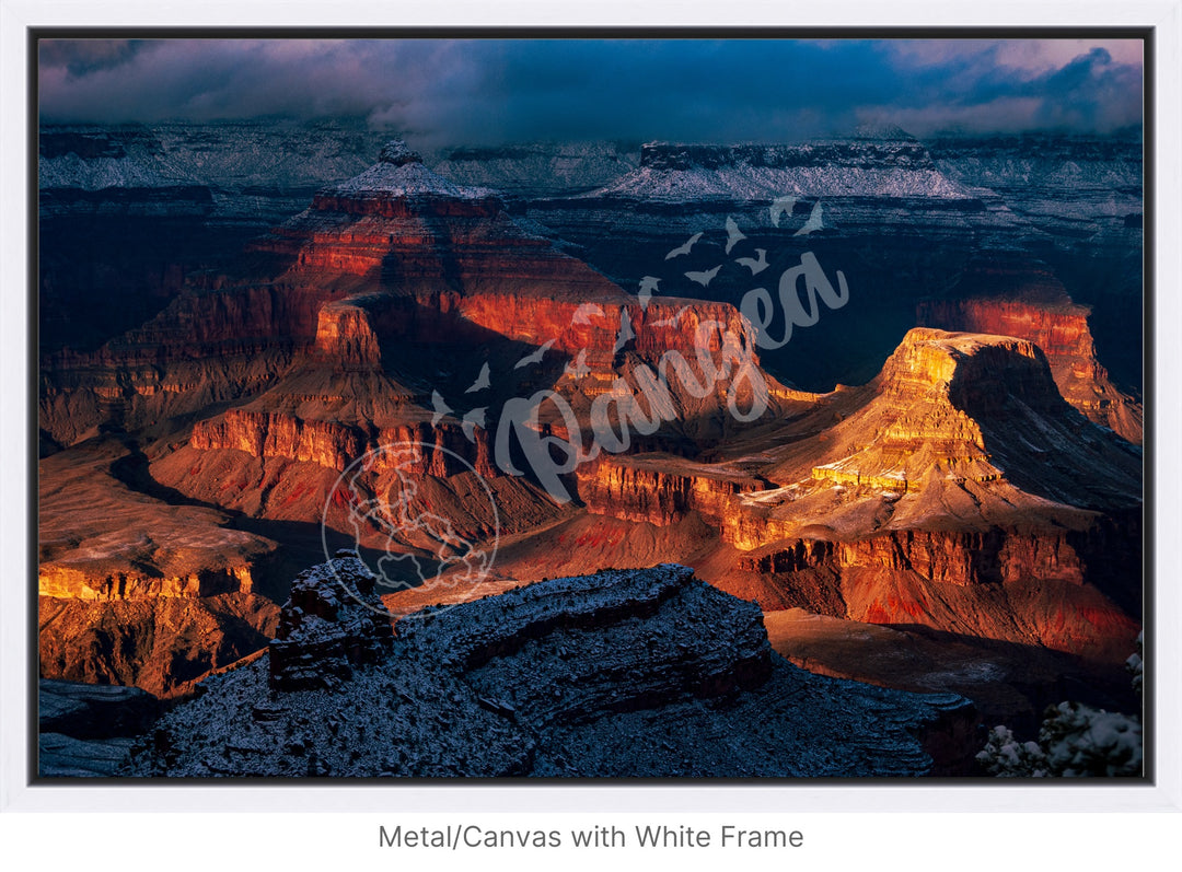 Grand Canyon Wall Art: The Grandest Snowfall II