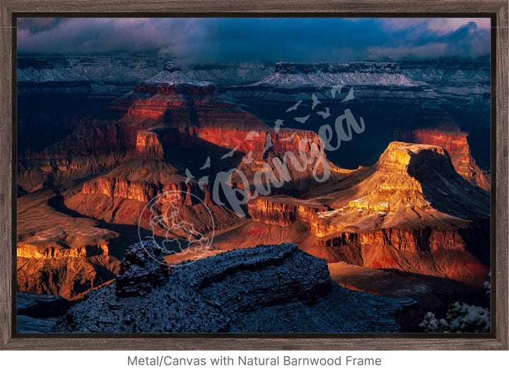 Grand Canyon Wall Art: The Grandest Snowfall II