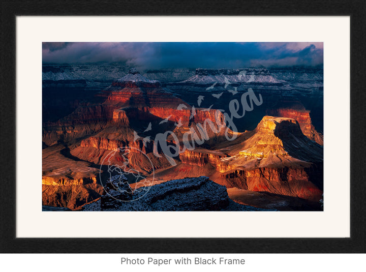 Grand Canyon Wall Art: The Grandest Snowfall II