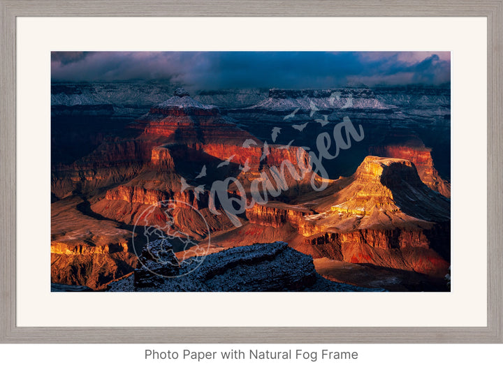 Grand Canyon Wall Art: The Grandest Snowfall II