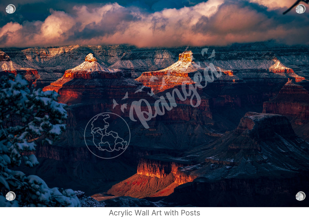 Grand Canyon Wall Art: The Grandest Snowfall