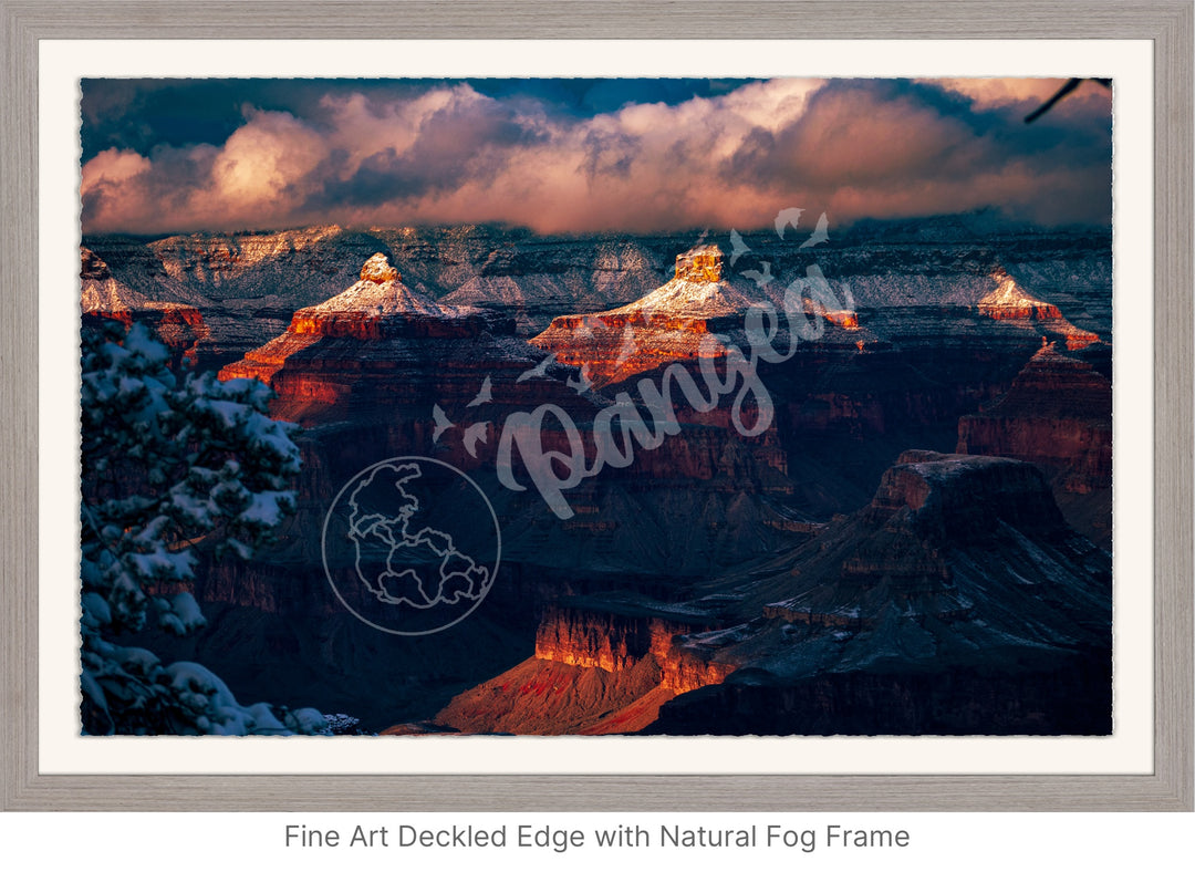 Grand Canyon Wall Art: The Grandest Snowfall