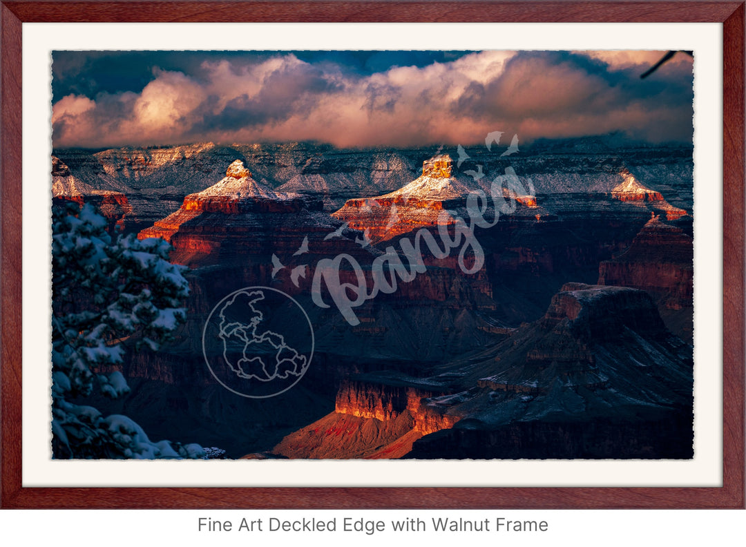 Grand Canyon Wall Art: The Grandest Snowfall