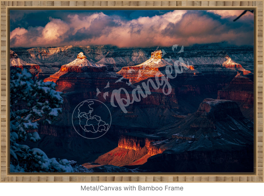 Grand Canyon Wall Art: The Grandest Snowfall