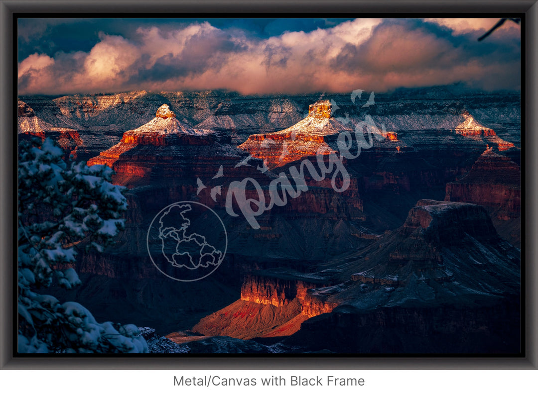 Grand Canyon Wall Art: The Grandest Snowfall