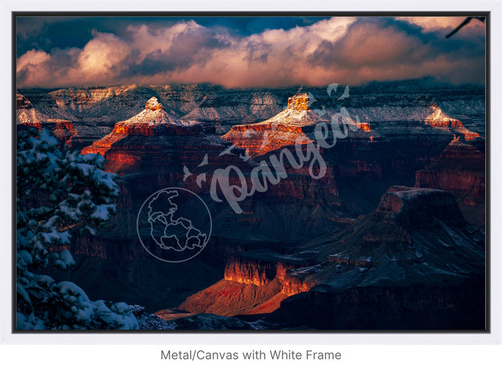 Grand Canyon Wall Art: The Grandest Snowfall