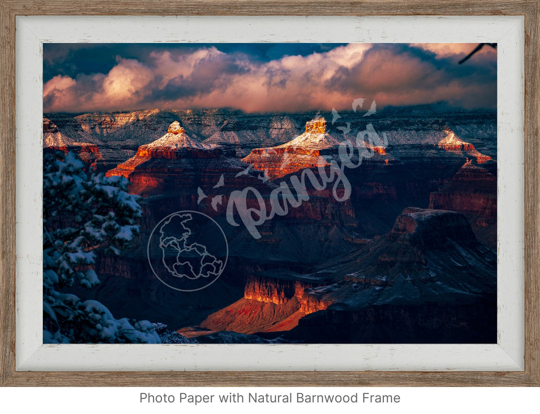 Grand Canyon Wall Art: The Grandest Snowfall