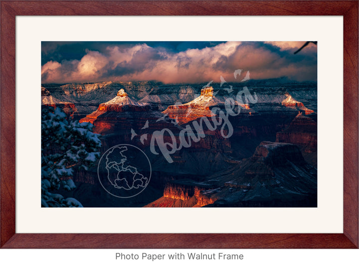 Grand Canyon Wall Art: The Grandest Snowfall