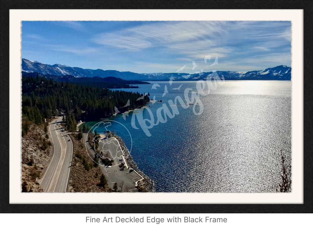 Wall Art: Cave Rock Aerial