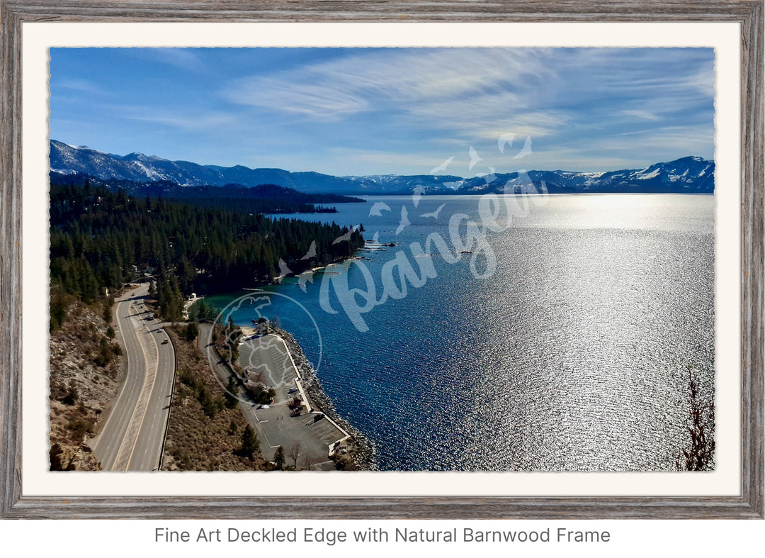 Wall Art: Cave Rock Aerial