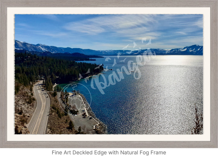 Wall Art: Cave Rock Aerial