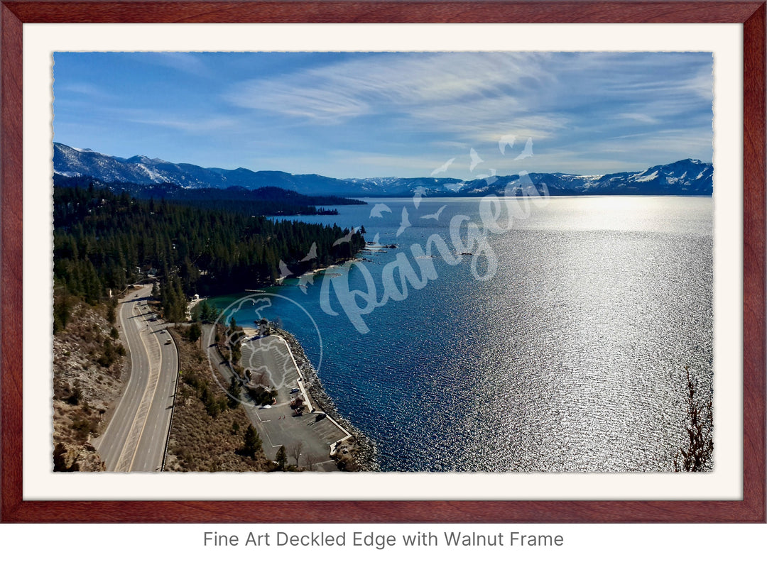 Wall Art: Cave Rock Aerial