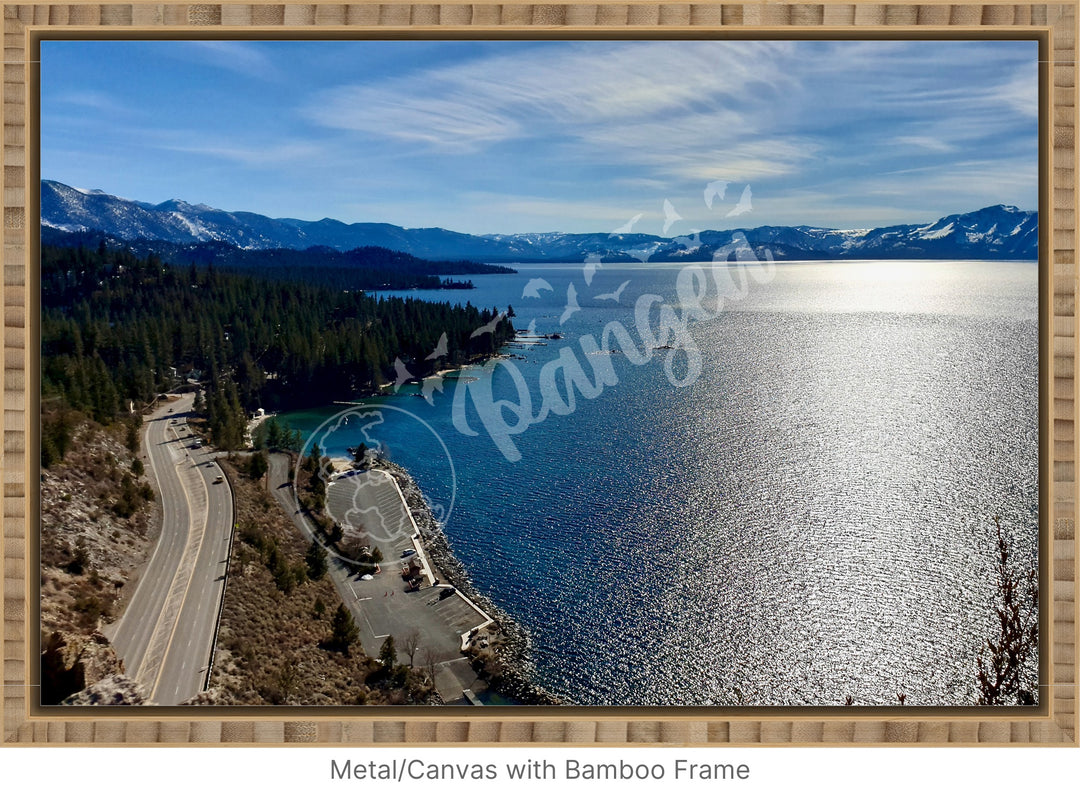 Wall Art: Cave Rock Aerial