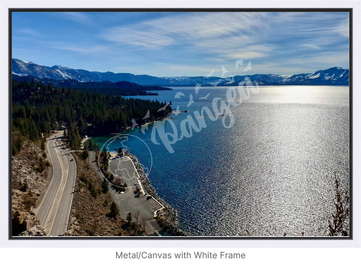 Wall Art: Cave Rock Aerial