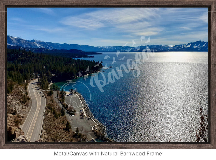 Wall Art: Cave Rock Aerial