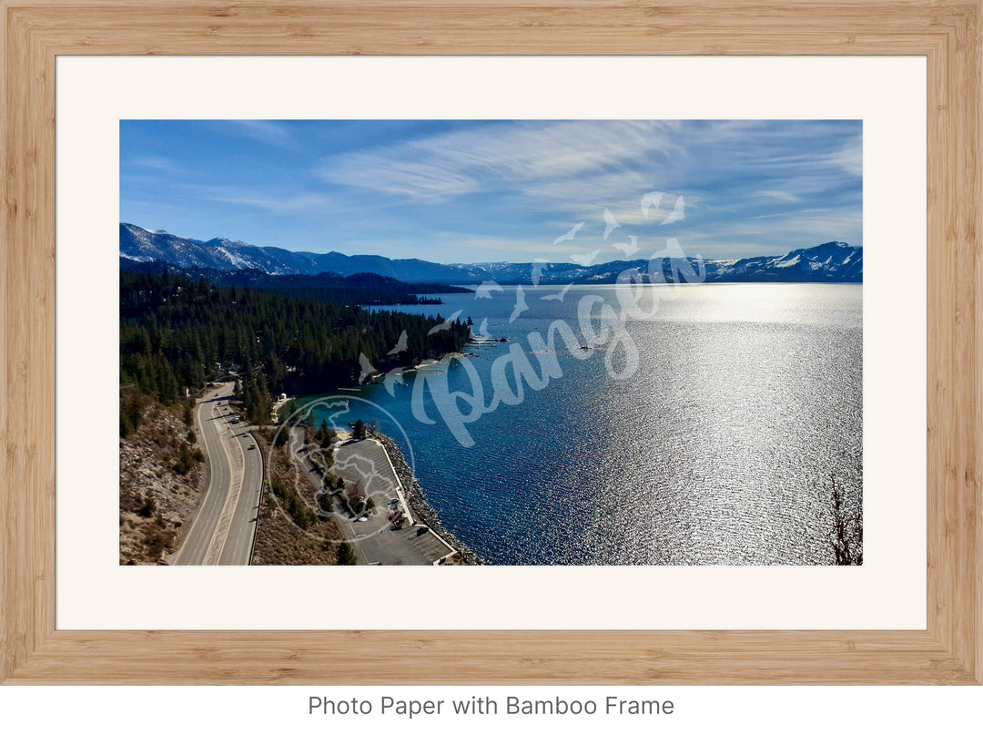 Wall Art: Cave Rock Aerial