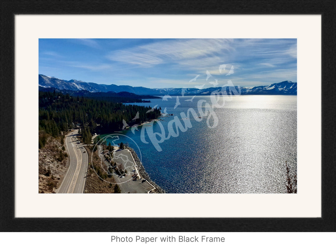 Wall Art: Cave Rock Aerial