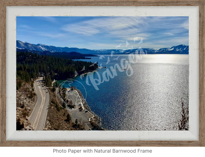 Wall Art: Cave Rock Aerial