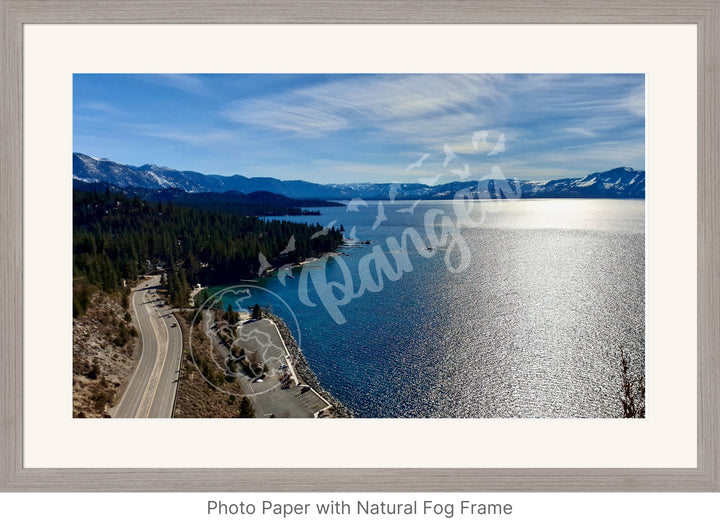 Wall Art: Cave Rock Aerial