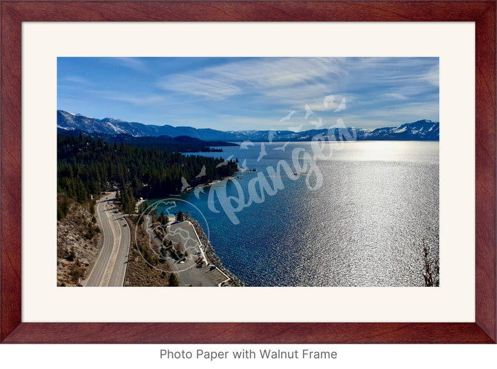 Wall Art: Cave Rock Aerial