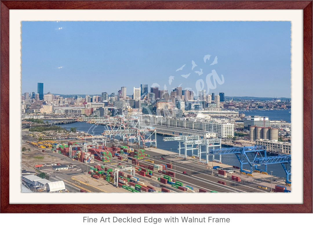 Wall Art: The Boston Skyline