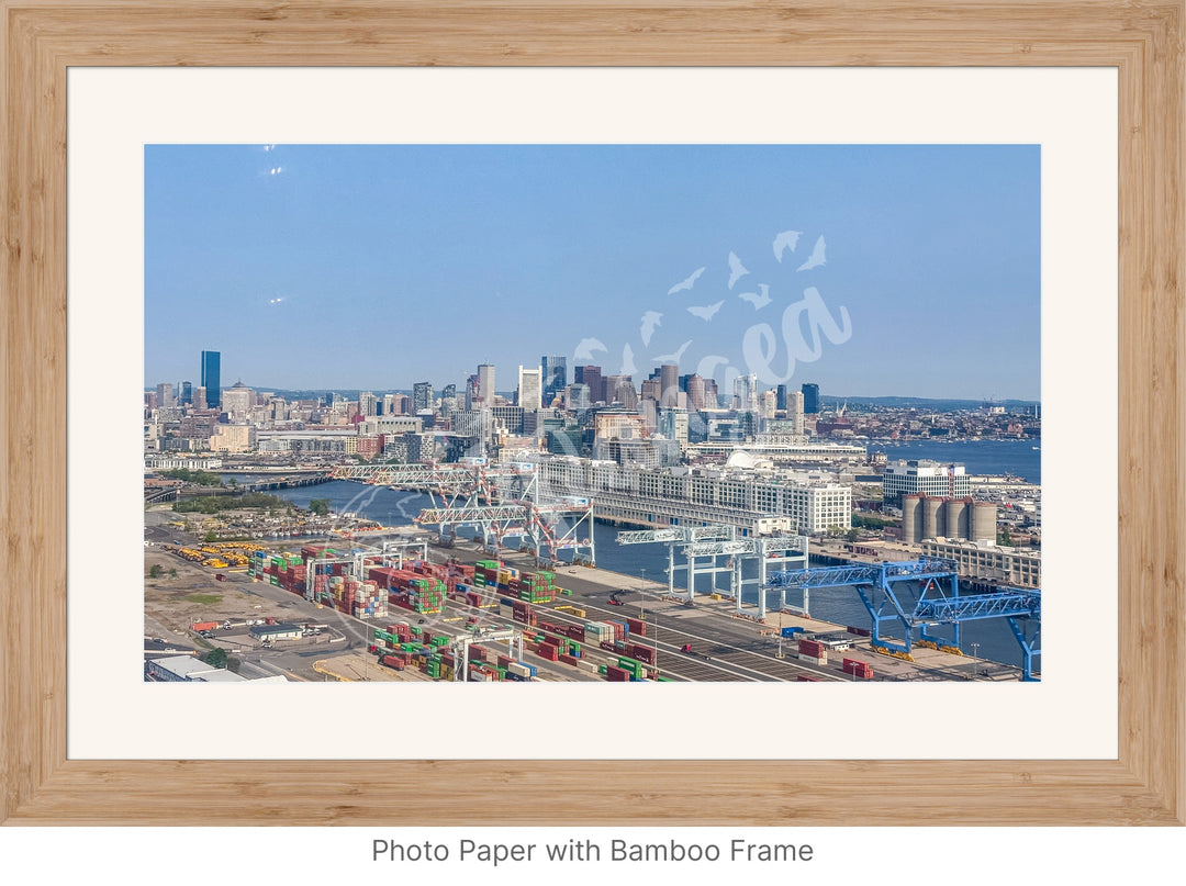 Wall Art: The Boston Skyline