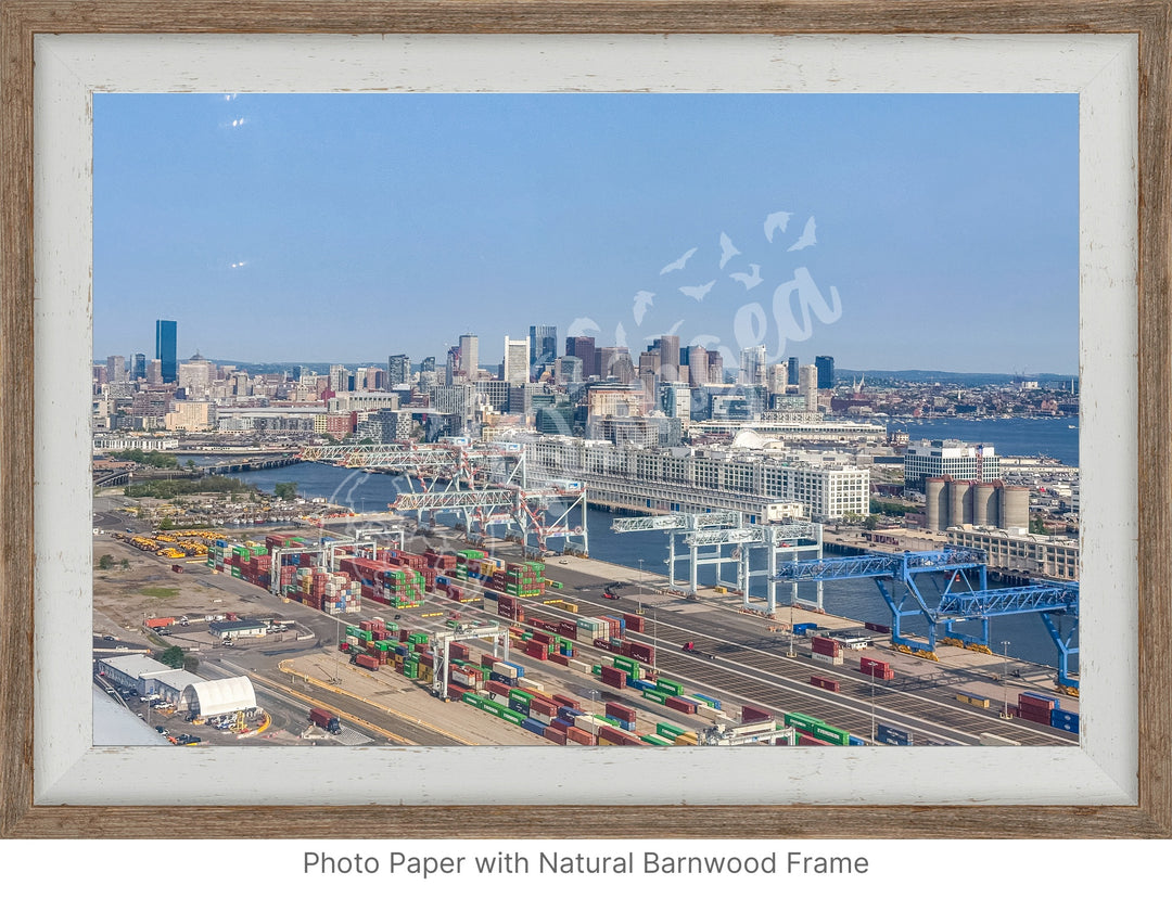 Wall Art: The Boston Skyline