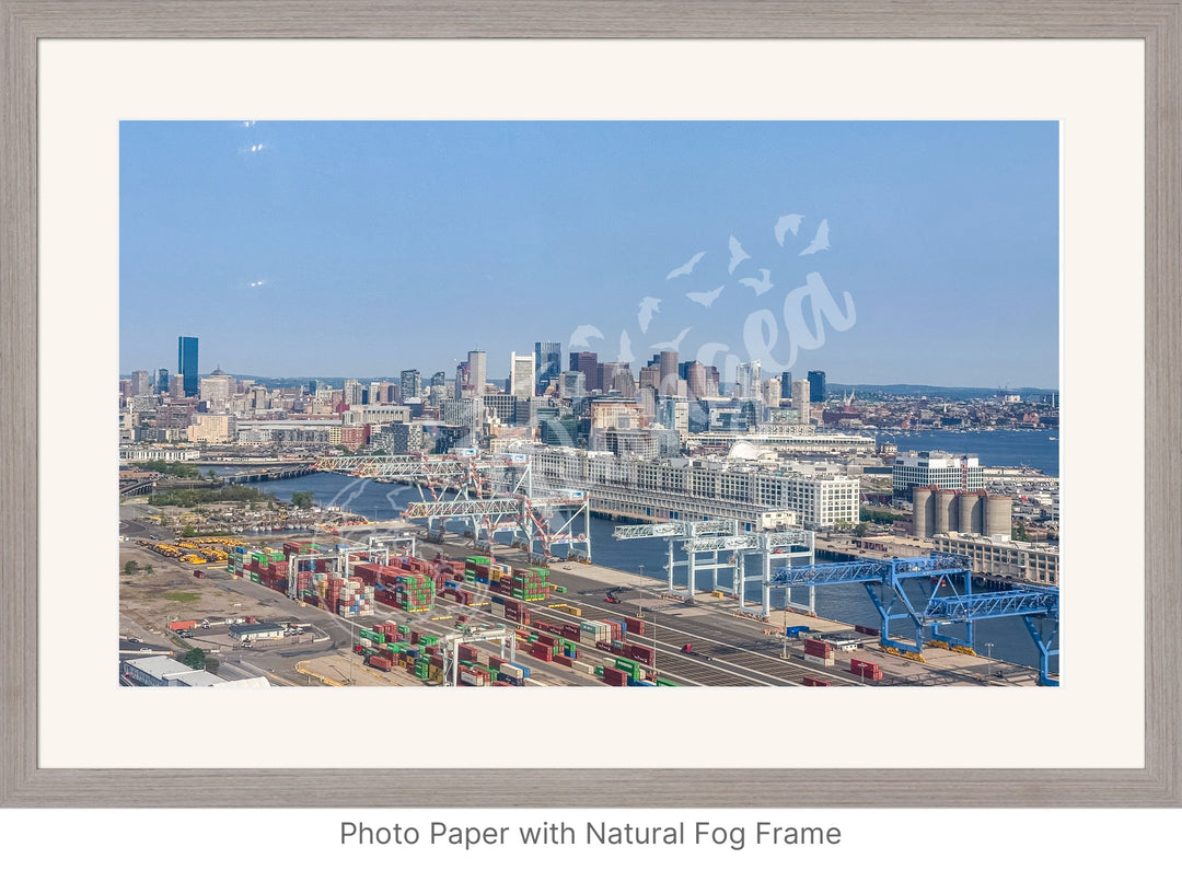 Wall Art: The Boston Skyline