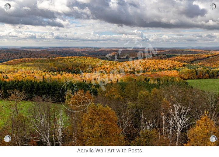 Wall Art: Fall Foliage on Québec's Scenic Lookouts