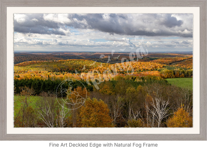 Wall Art: Fall Foliage on Québec's Scenic Lookouts