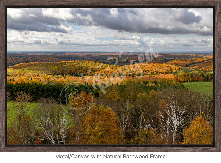 Wall Art: Fall Foliage on Québec's Scenic Lookouts