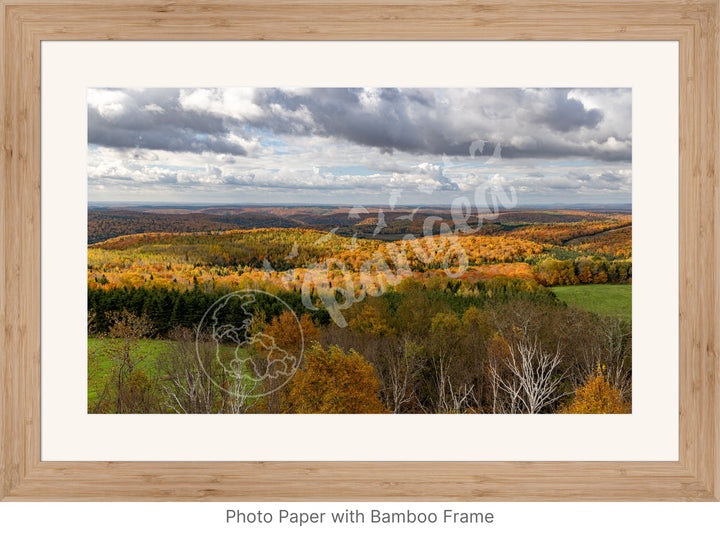 Wall Art: Fall Foliage on Québec's Scenic Lookouts