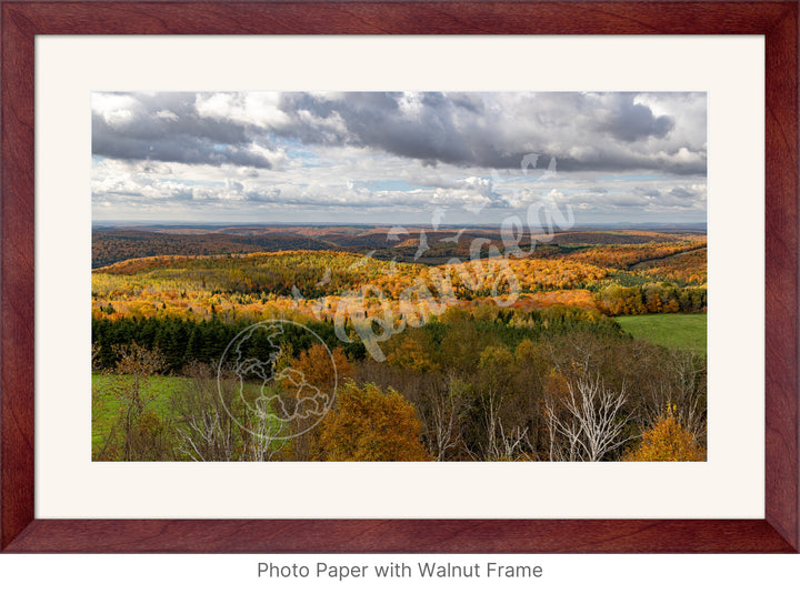 Wall Art: Fall Foliage on Québec's Scenic Lookouts