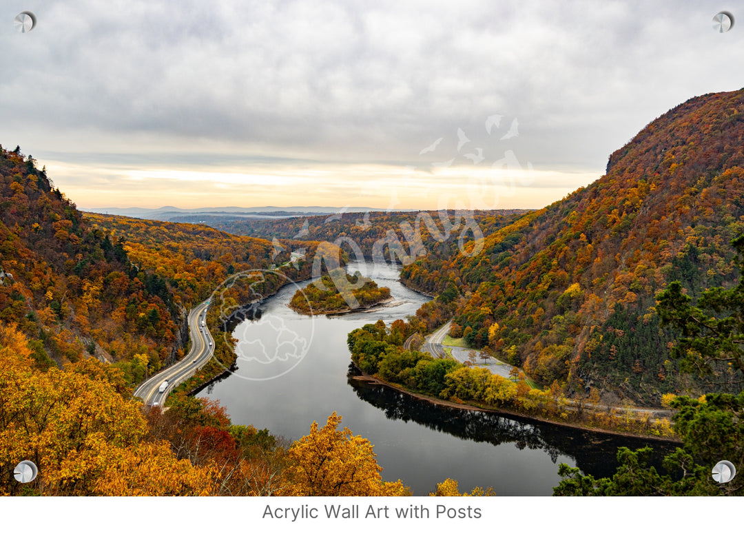 Wall Art: Delaware Water Gap in Autumn