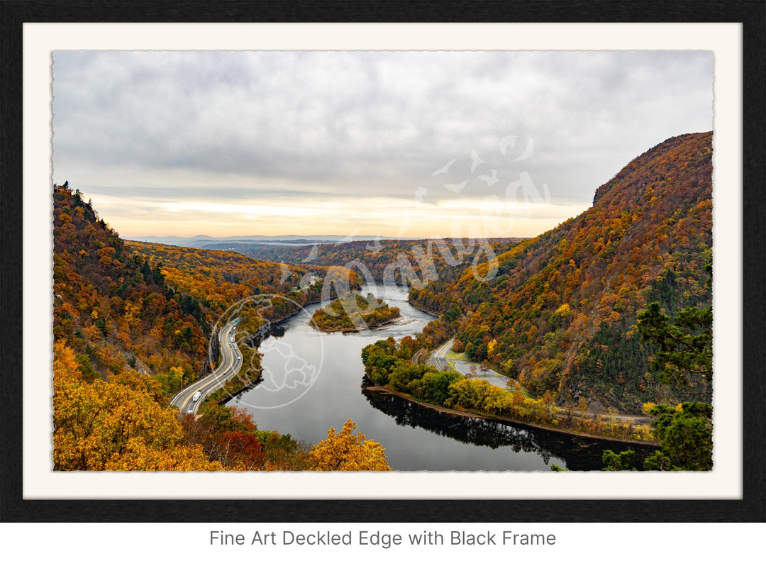 Wall Art: Delaware Water Gap in Autumn