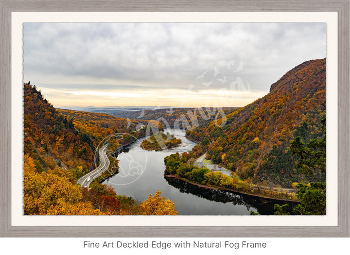 Wall Art: Delaware Water Gap in Autumn