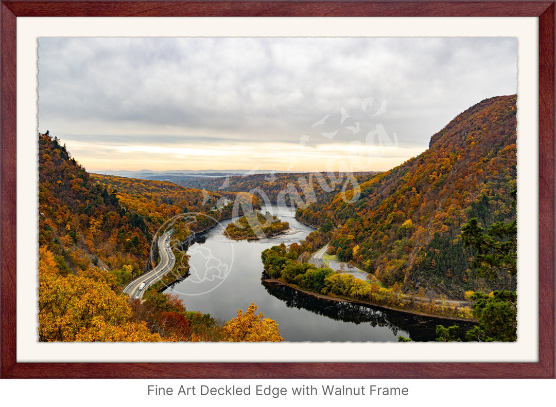 Wall Art: Delaware Water Gap in Autumn