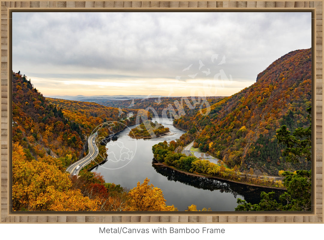 Wall Art: Delaware Water Gap in Autumn