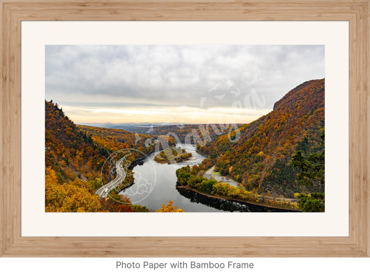 Wall Art: Delaware Water Gap in Autumn